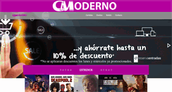 Desktop Screenshot of cinesmoderno.com