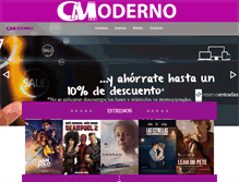 Tablet Screenshot of cinesmoderno.com